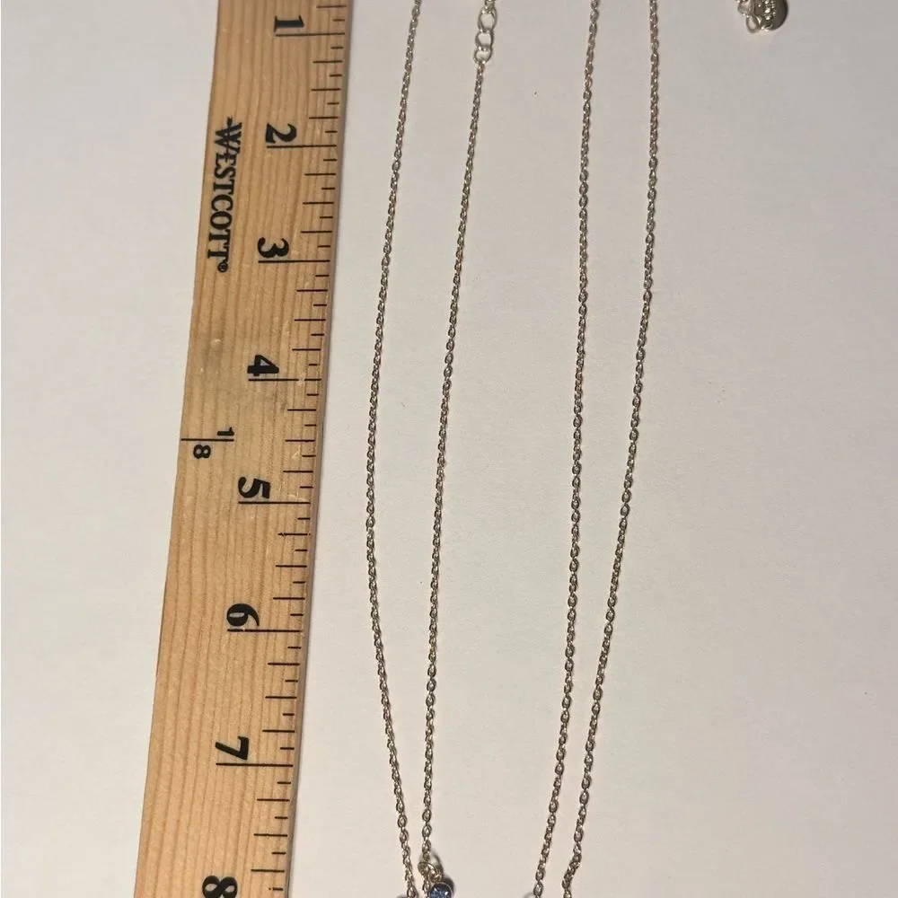 Claire's Blue and Yellow Soccer Ball BFF Necklace Set